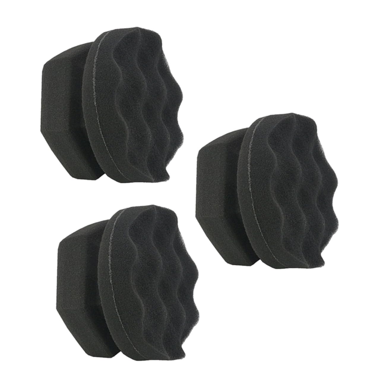 ibasenice 9piezas Esponjas De Cera Para Abrillantar Vehículos De Alta Densidad Fácil De Usar Para Mantenimiento De Interiores y Exteriores Limpieza De Asientos Tableros