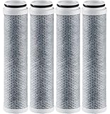 Cobbe 4 Pack Replacement Filters for Handheld Shower Head - 2.0 Carbon Shower Head Filter System - Removes Over 99% Chlorine - Reduces Dry Itchy...