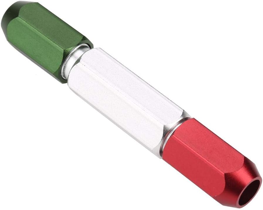 Aleación de aluminio Pin Gage Handle Double End Go No Go Gauge Mango （0