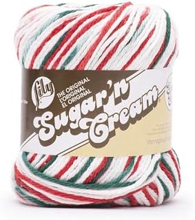 Lily Sugar'n Cream Yarn Ombres Super Size-Mistletoe -102019-19511