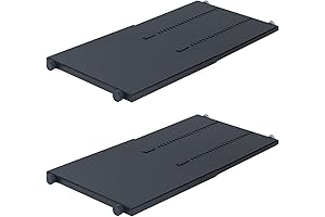 2-Pack Adjustable Black Locker Shelf
