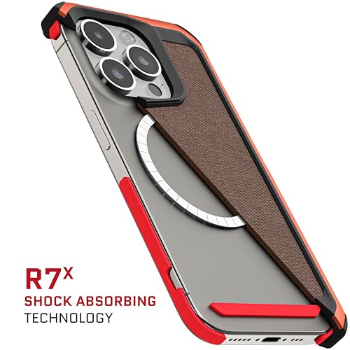 Coque alu iPhone 15 Pro Ghostek Atomic luxe marron