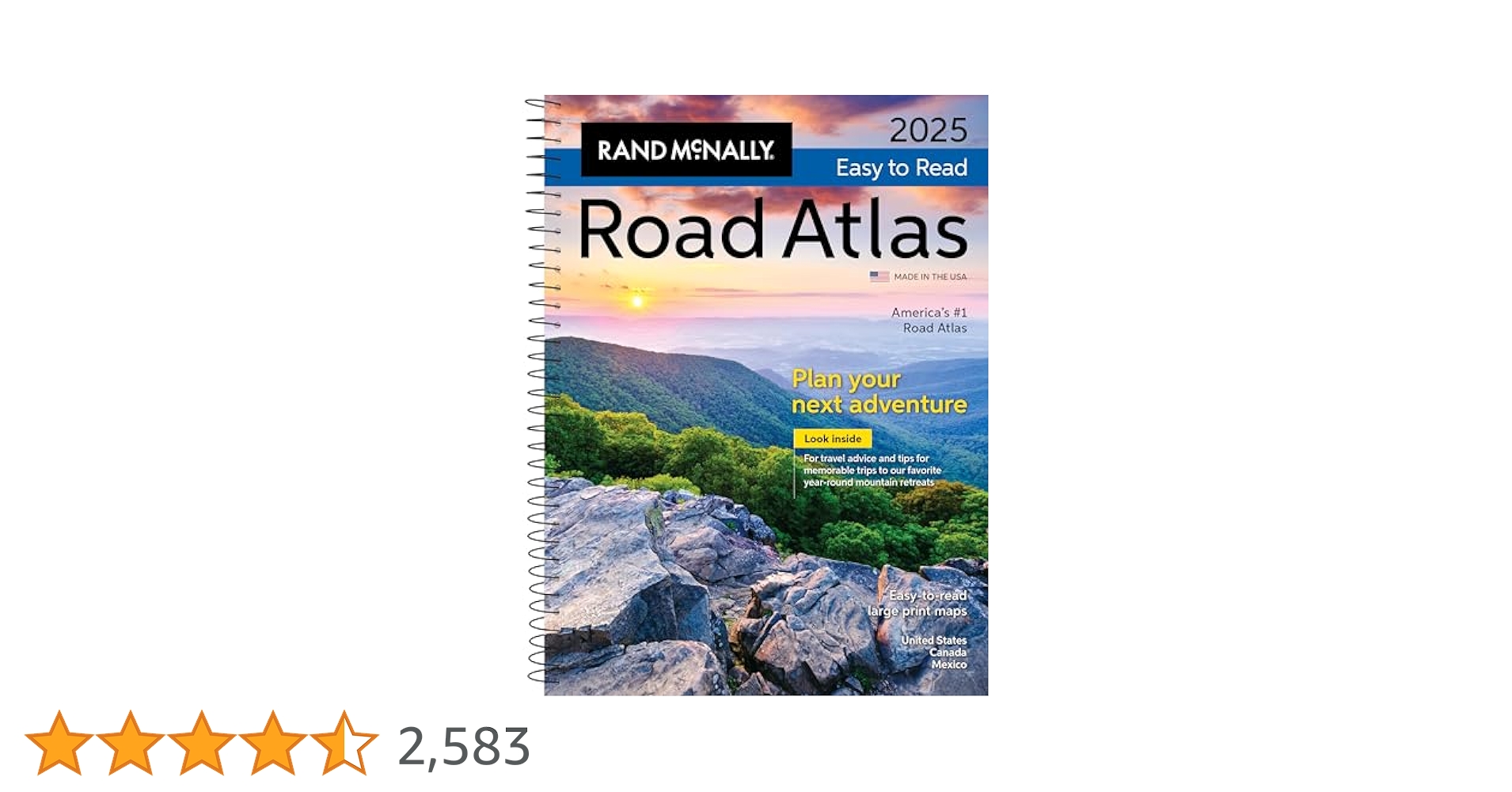 ■ RAND McNALLY ROAD ATLAS 1989 米国の道路地図 アメリカ合衆国の道路地図－ランド・マクナリー社: 地図と鉄道の
