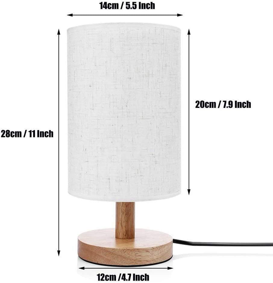 Miniatura 6 de Beatles - Lámpara de mesa para mesita de noche, luz nocturna, base de madera, decoración de habitación o ideal para regalos