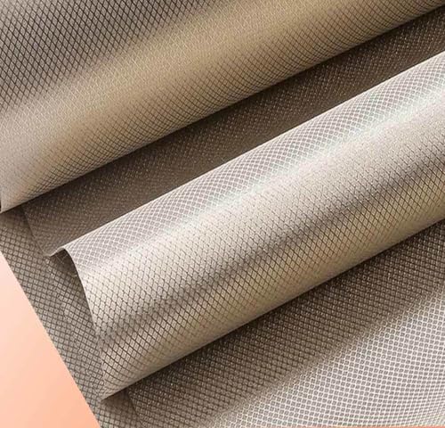 KLYDBMYT Tela Faraday a Granel, Tela Faraday a Prueba de EMP, Tela de blindaje EMF, Tela bloqueadora de RF de Grado Militar, Manta antirradiación, Bolsas Faraday para generadores, Plateada, 5 x 1,1 m