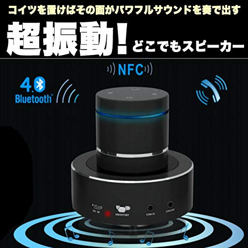 Amazon.co.jp: ADIN×IZELL 伝導スピーカー S8BT 置いた場所が