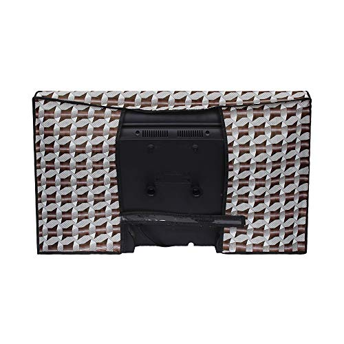 Image of DREAM CARE Double Use - Transparent & Printed Flap - 32 Inches LED TV Cover, Waterproof LED TV Cover for (LG, Samsung, Vu, Mi, Realme, TCL, Croma), SA09