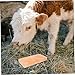 Abaodam Farm Animals Salt Licking Block Cattle Sheep Natural Salt Brick Easy for Pets to Lick