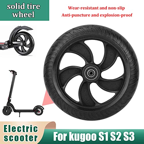 8 Inch Electric Scooter Solid Rear Wheel Back Tire For Kugoo S1 S2 S3 Scooter Replacement Rear Tire Scooter Parts (Black) #TOP1