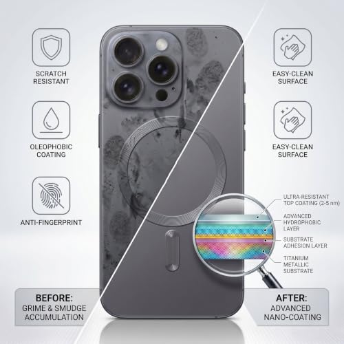 Image of amazon basics Premium Mag-Safe Case for iPhone 13 Pro | Shockproof & Anti-Scratch Cover | Soft Silicone with Wireless Charging | Camera Lens Guard - Gray