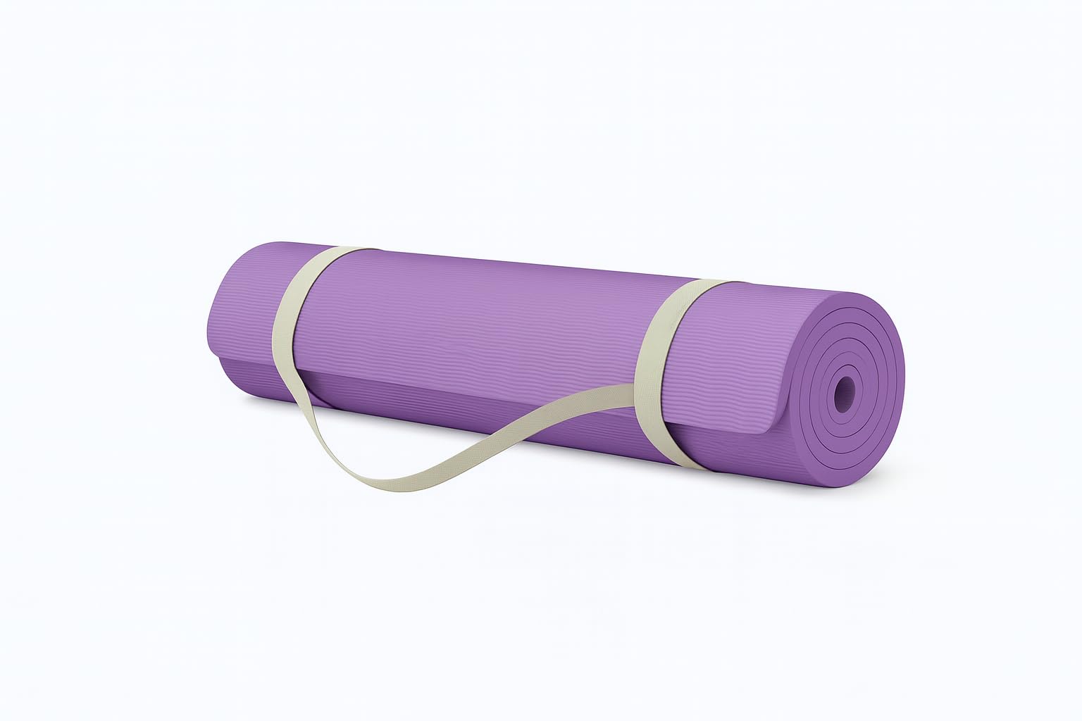 Yoga mat for Women & Men EVA Material 4mm Grey Anti Slip for Gym Workout and Eco-Friendly - Purple-image-34
