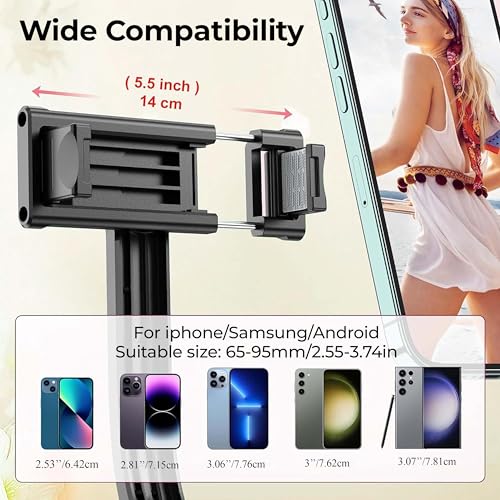Image of Selfie Stick with Tripod Stand | Bluetooth Extendable 3-in-1 Multifunctional 4 feet Selfie Stick for Compatible iPhone, Mi, OnePlus, Samsung, Oppo, Vivo & All Smartphones with Remote