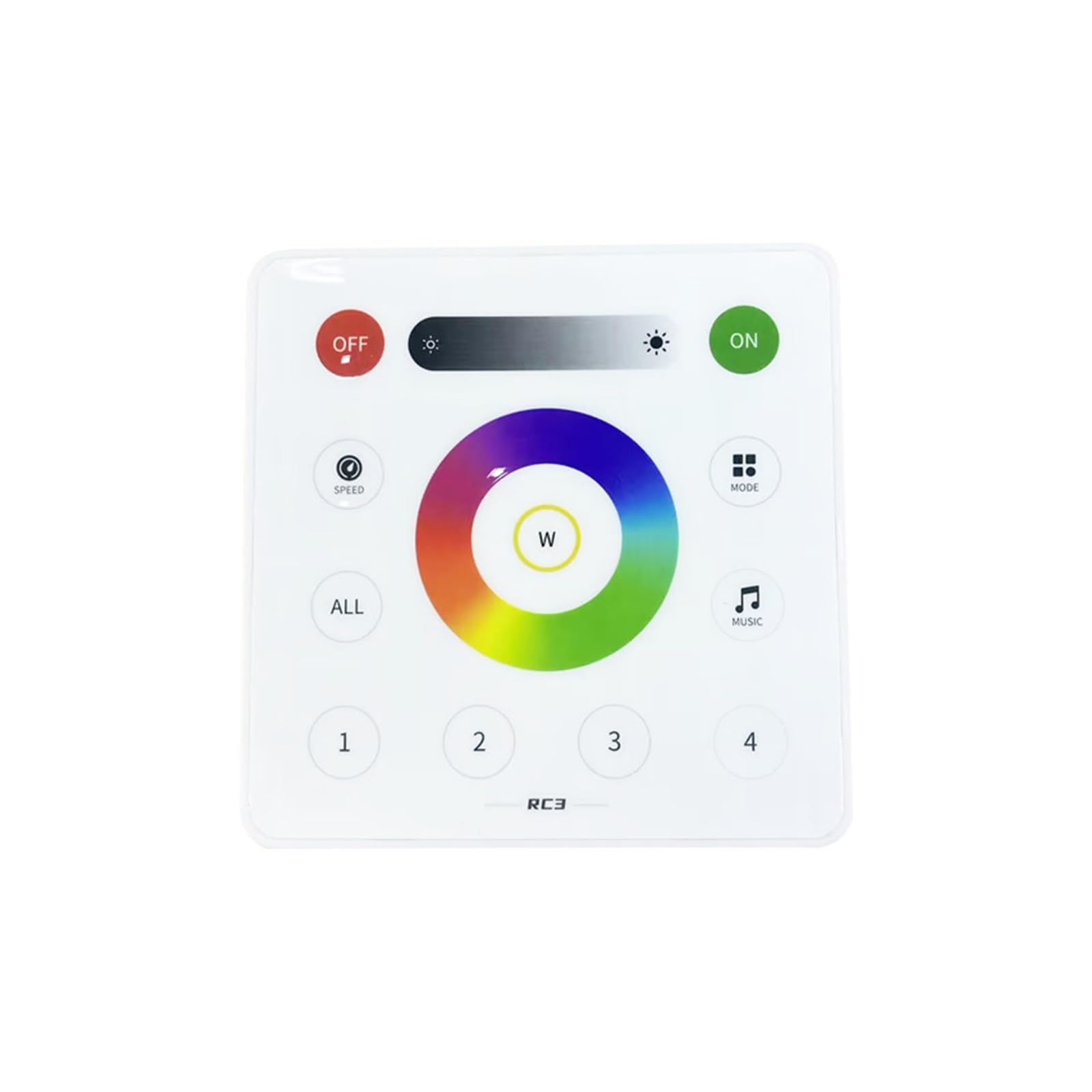 Controlador de música RGB colorido SP658E Controlador de voz 5-24V(RC3)