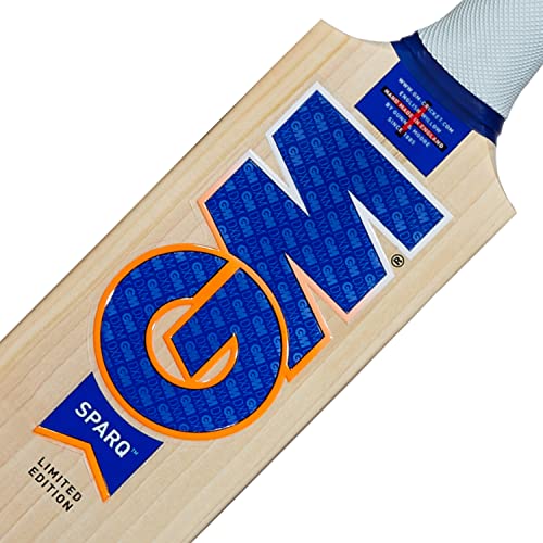 Gunn & Moore GM, SPARQ, Bate de Cricket, DXM, TOETEK, Now Technologies, Sauce inglés Primero, Fabricado en Inglaterra Cover