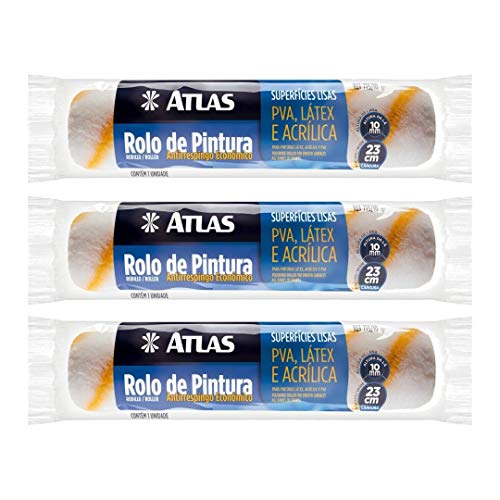 Pincéis Atlas 773/10 ROLO DE PINTURA ANTIRESP LA SINT. 23CM