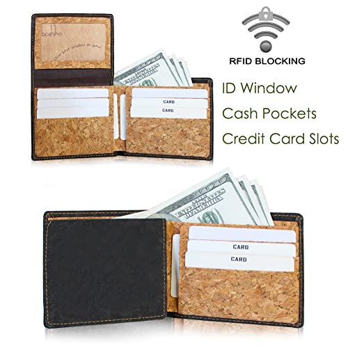 boshiho Cork RFID Wallet
