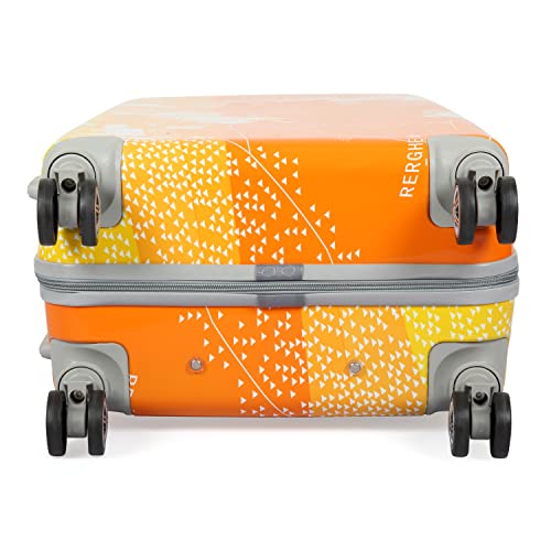 Image of Polo Class 2Pc Set Trolley Bag (20 /24 inch) - Orange
