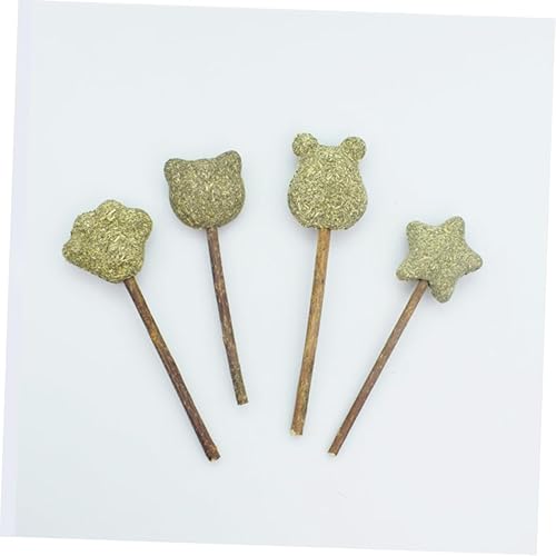 Miniatura 6 de BCOATH Juguetes masticables para gatos, juguetes para mascotas, juguetes para gatos, juguetes de madera verde para gato, bola de hierba gatera para