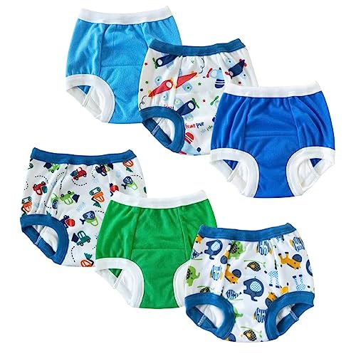 Peejamas Daytime Trainers - Comfortable Toddler Underwear For Potty Training - Diaper Replacement Training Pants For Toddlers - Easy-To-Clean Training Pants (6-Pack - Adventure Time - 3T)