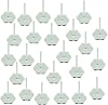 LITKO Acrylic Flight Stands | Hexagon | 3mm Clear Hexagonal Flight Base with Flight Peg 2-inch