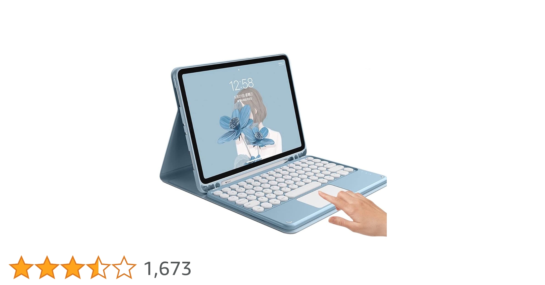 iPad - iPad Air 第3世代 WiFi 256GB シルバー キーボード付き Amazon | iPad Air 第 3 世代 iPadPro10.5 キーボード ケース