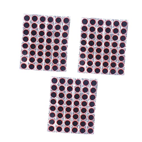 BIUDECO Repair Kit for Bike 3 Sheets 25mm Round Bike Tire Patch Practical Patch Kit