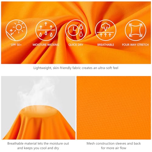 Image of BASSDASH Fishing T Shirts for Men UV Sun Protection UPF 50+ Long Sleeve Tee T-Shirt
