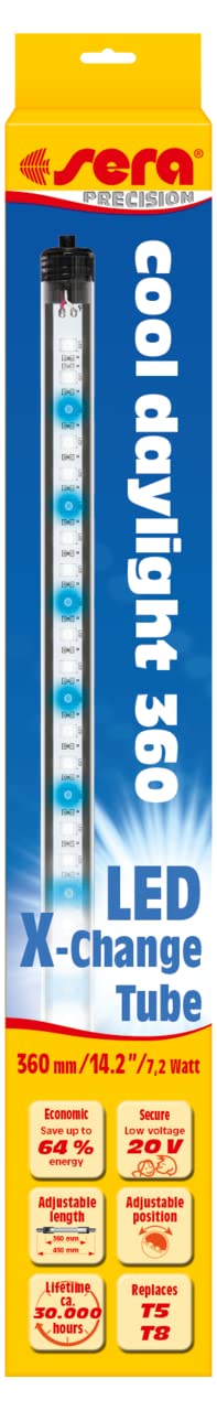 Sera LED Cool Daylight – Azulada Luz de día para acuarios de Agua mar y de Agua Dulce (10.000 – 12.000 Kelvin)