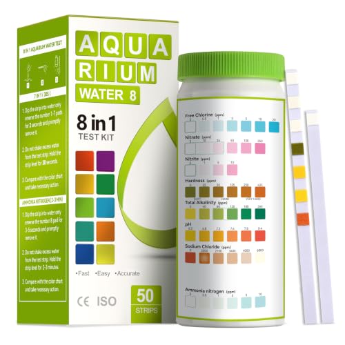 AAwipes 8-in-1 Aquarium Test Kit for Fish Tanks...