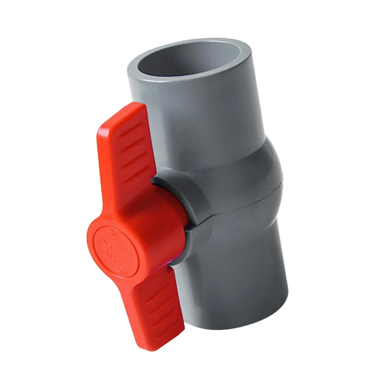 1pcs PVC Ball Valve Straight Water Irrigation Pipe Shut Off for Aquaculture Sewage Pipes Cold Swimming Pool Equipment(White 25mm)