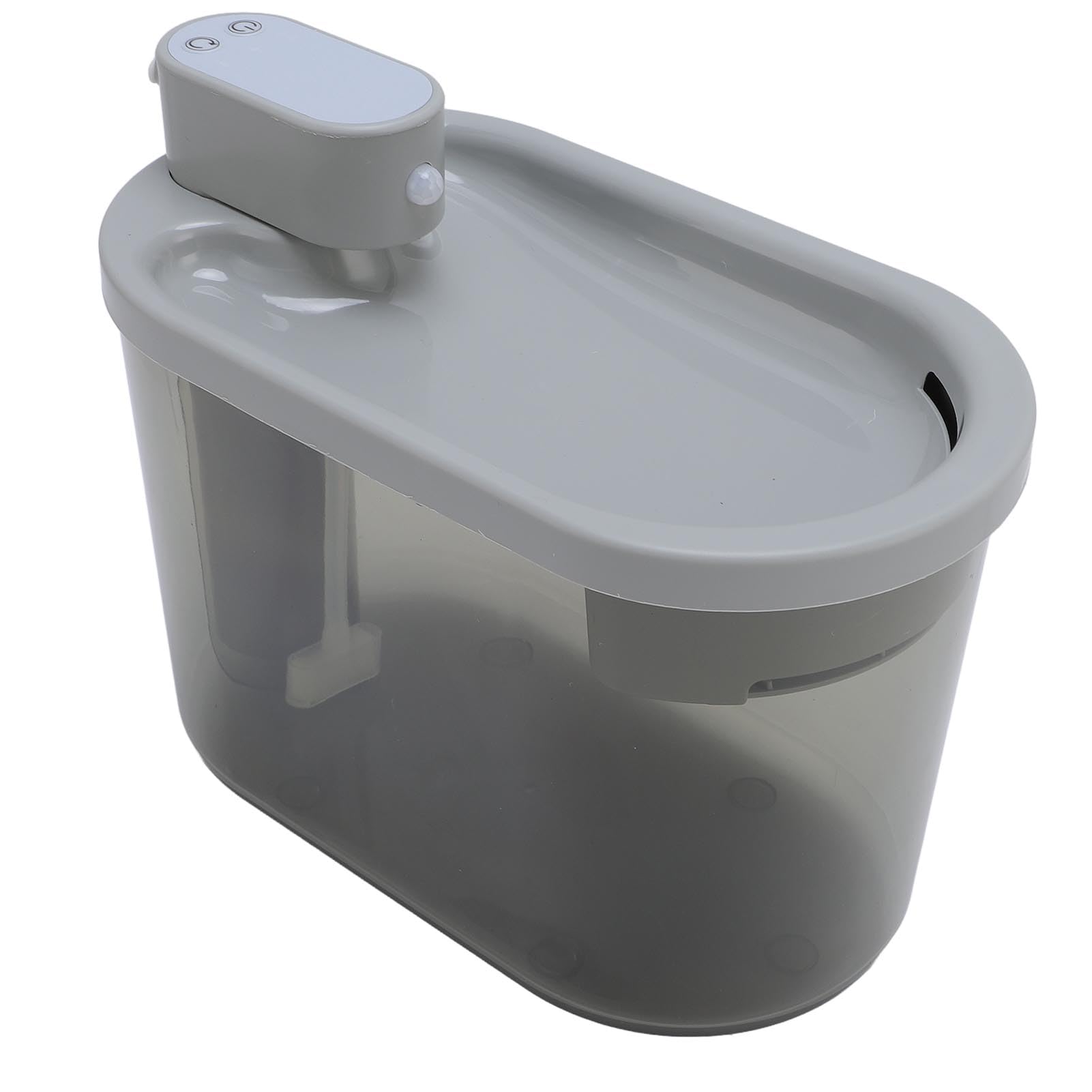 Katzen-Wasserbrunnen, Batteriebetriebener Ha (Grey)