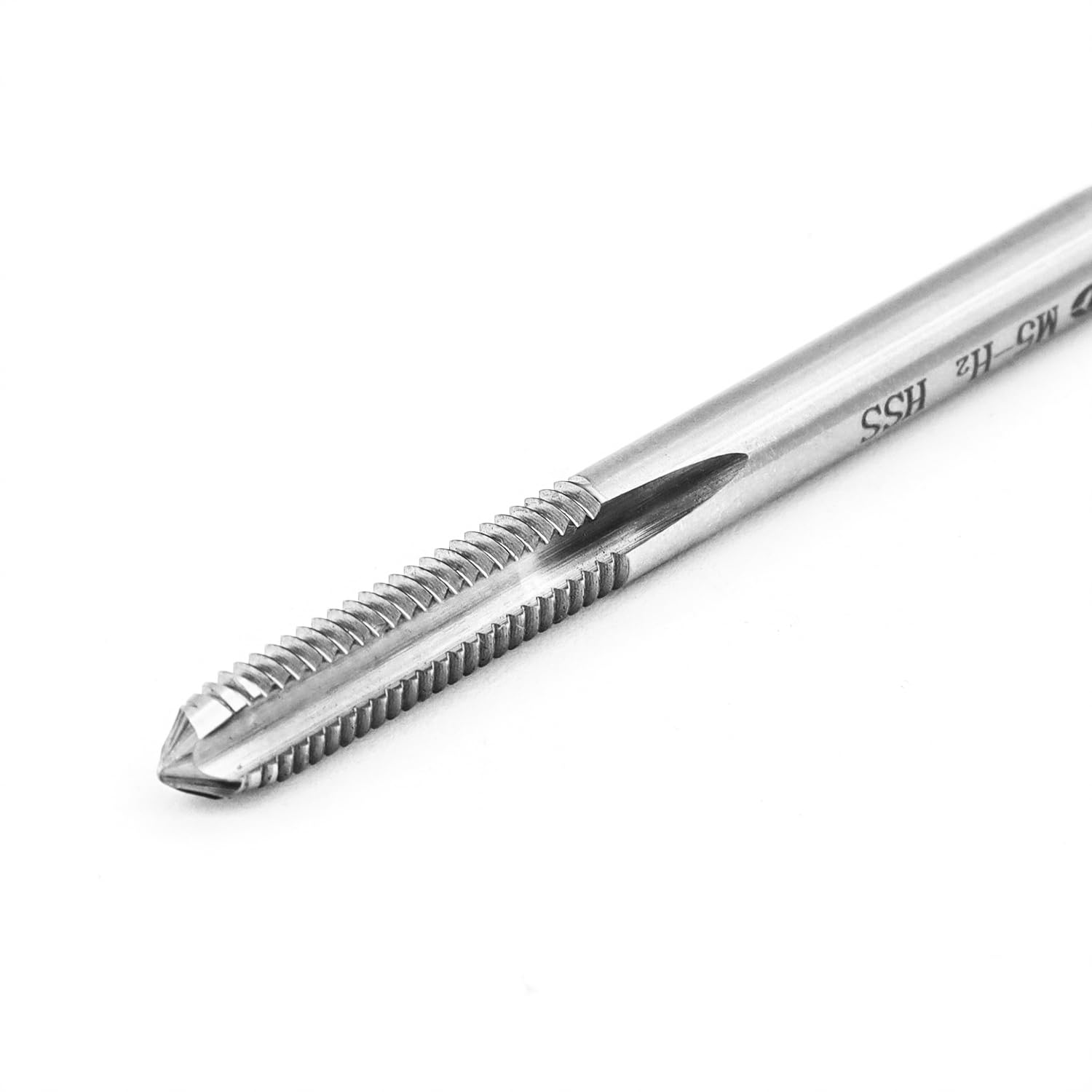 Kesiku M5*0.8 Metric Hand Thread Tap, Taper Screw Tap Set, Tapping Tool Repair Tool, 1 Pair, Silver, M5*0.8-2pc - Image 4