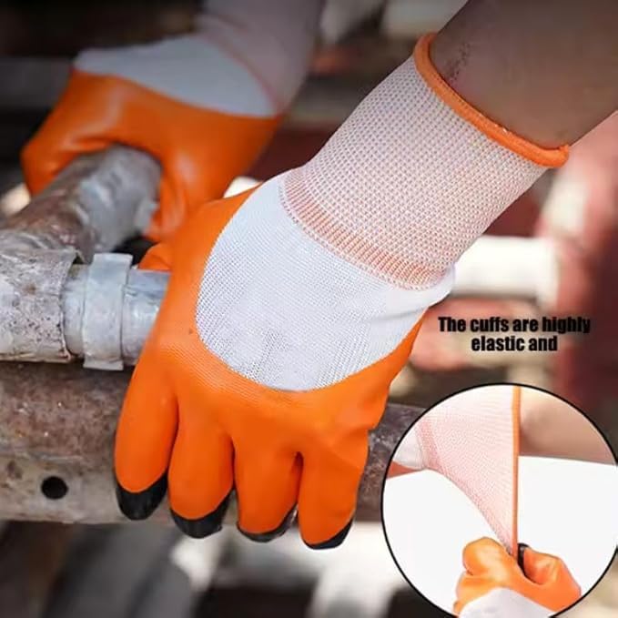 Image of Multipurpose Nylon Anti Cut PU Nitrile Coating Work Safety Gloves (Tig-orgPair48)
