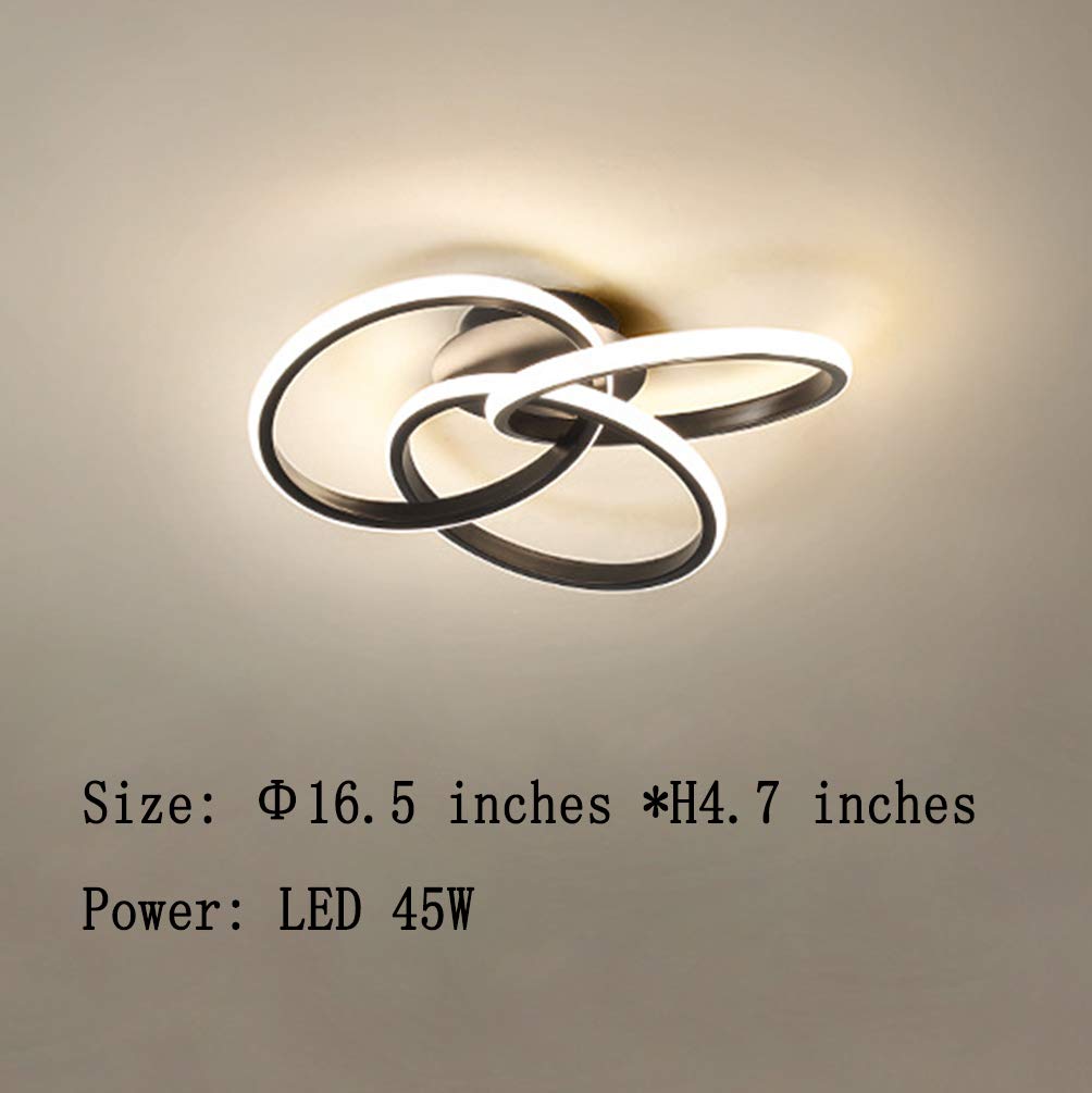 Led Plafonnier Salon Décor Chambre Plafond Lamp Modern Rond