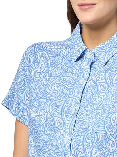 Image of Nautica Women's Button Front Short Sleeve Camp Shirt