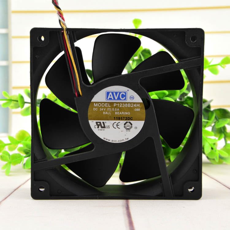 Ventilateur AVC P1238B24H 24V 0.5A avec flux d'air puissant pour IPC