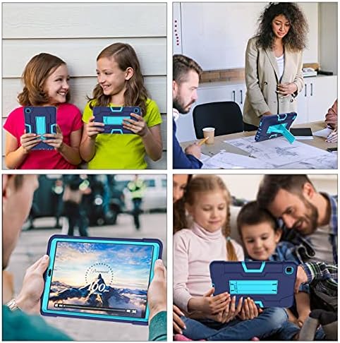 YINLAI Case for Samsung Galaxy Tab A7 Lite 8.7 Inch 2021 SM-T225 T220 Kickstand Heavy Duty Cover for Kids 3 in 1 Rugged Shockproof Protective Tablet Case for Samsung Galaxy Tab Tab A7 Lite Blue