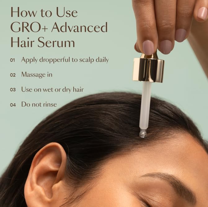VEGAMOUR GRO+ Advanced Hair Serum | Improves Hair Density, Reduces Shedding and Promotes a Balanced Scalp | For Severe Signs of Thinning | Formulated Without Fragrance, Vegan, Cruelty-Free thumbnail
