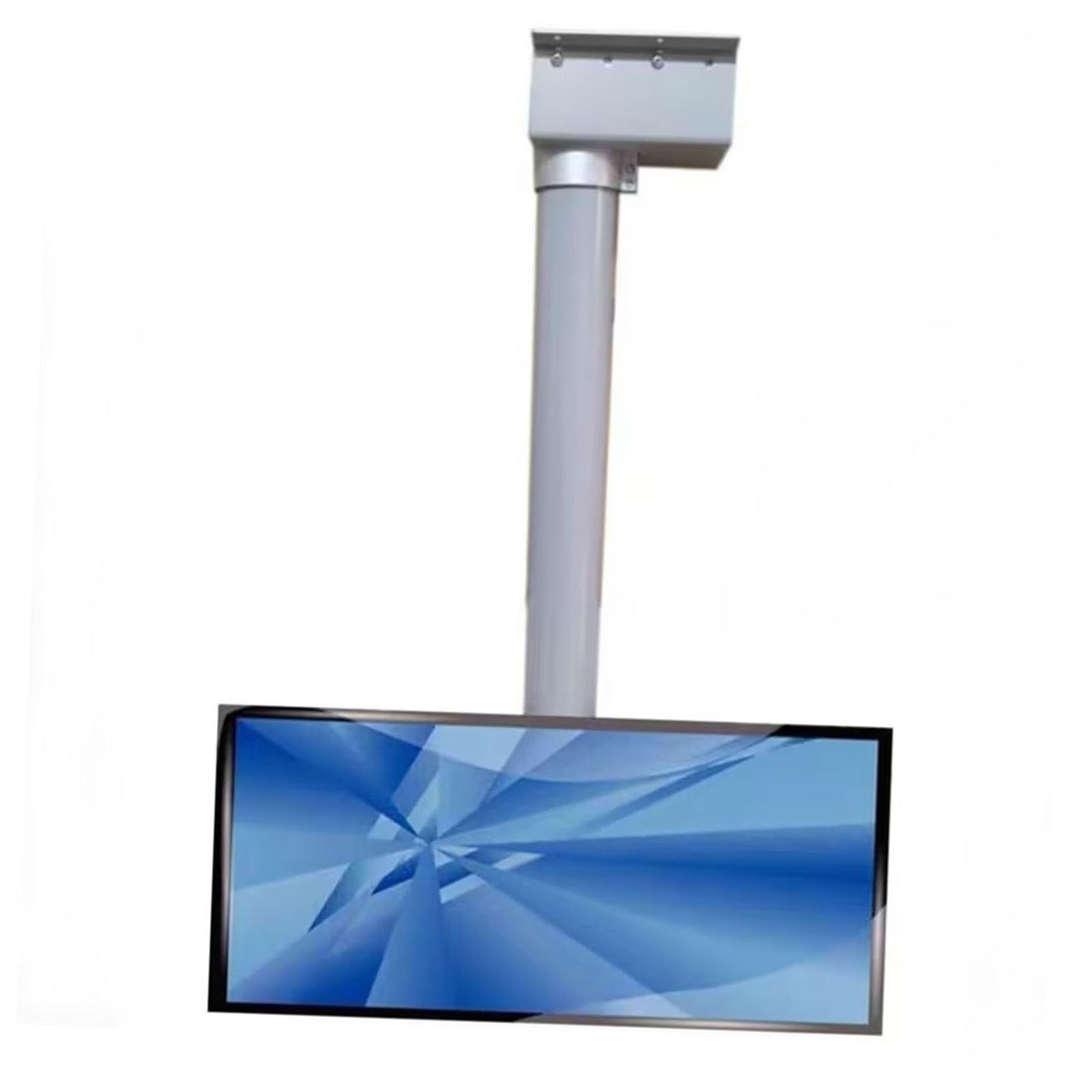 Staffa di montaggio TV a soffitto, sollevatore elettrico per TV con telecomando, montaggio a parete motorizzato per TV da 26 a 70 pollici, design ribaltabile a 90°