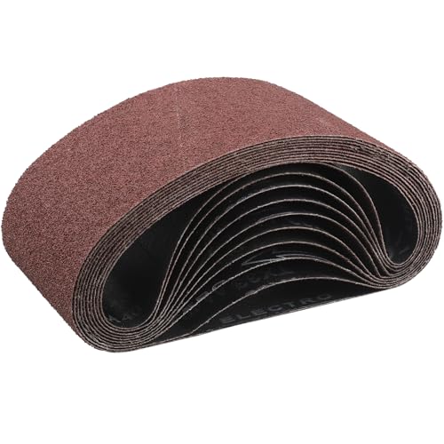 STEBRUAM Sanding Belt 100 x 560 mm,10PCS 60 Grit