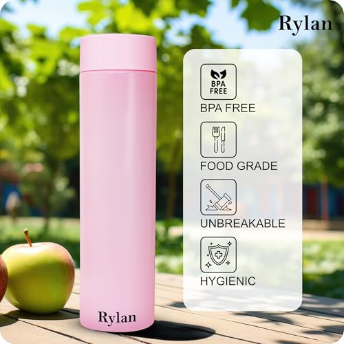 Image of Rylan Unbreakable Water Bottle - 1 Litre Leakproof Durable BPA-Free Non-Toxic for Office, Gym, Home (6 Pc Round), Multicolor