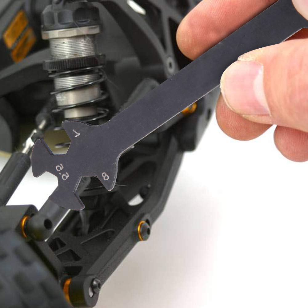 Clé Multifonction Métal Pour Voiture RC - Outil Pour Écrous M3 à M8