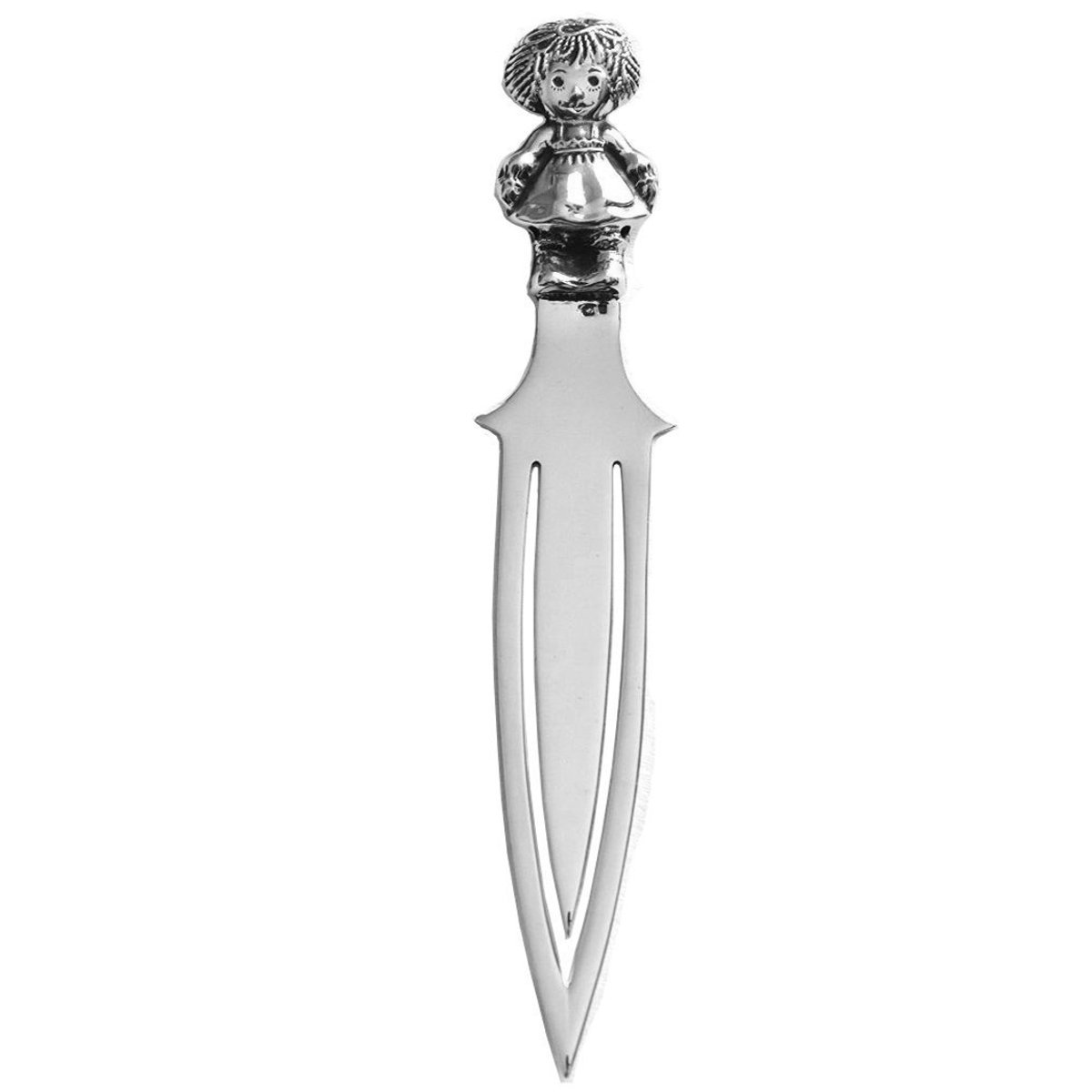 Segnalibro da Ragazza, 11 cm, in Argento Sterling 925, Lavorazione di qualità