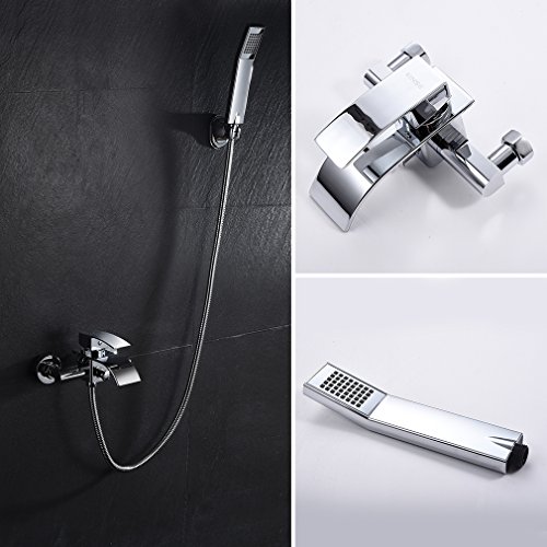 Auralum® - Mitigeur monocommande pour salle de bain, avec douchette