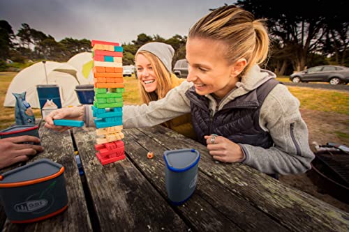 Tableset Infinity 4 personnes multicolore résistant et empilable - 8