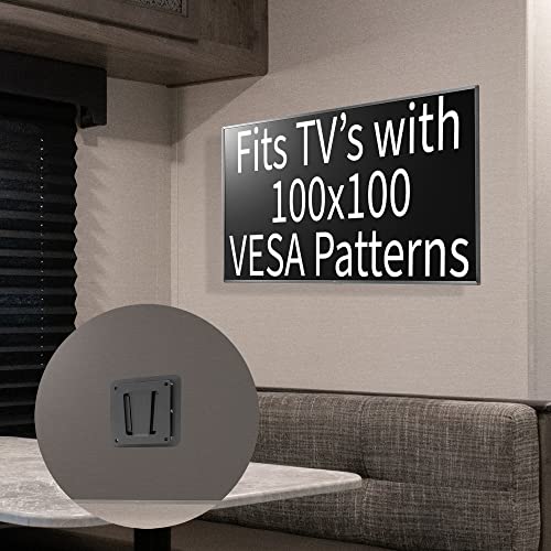 Vivo MOUNT-VWRV1 Anti-Rust Sturdy Plastic Polymer Rv Tv Mount For Up To 43 Inch Screens, Vesa 100X100Mm Mounting Pattern, Holds Up To 30 Lbs, Wall Bracket thumb #6