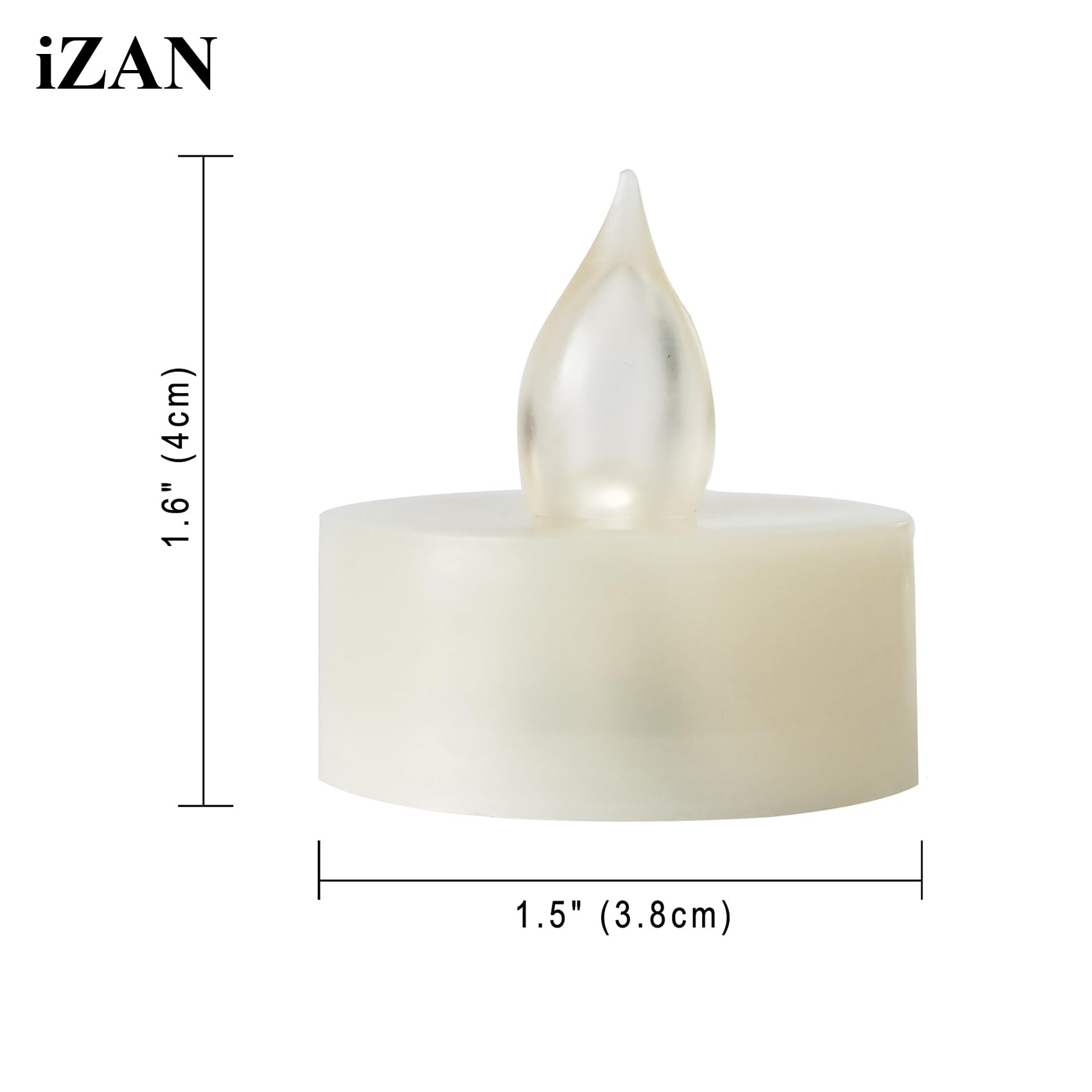 CFZ-041-12 2 .25 in. Floating Candles, Brown - 288 Piece