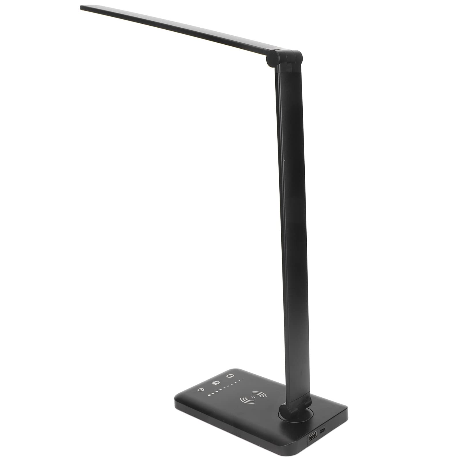 Lampa biurkowa LED YUMILI sterowanie dotykowe regulowany czas 5 biegów 50 sztuk chipy świetlne składana lampa biurkowa z bezprzewodowym ładowaniem