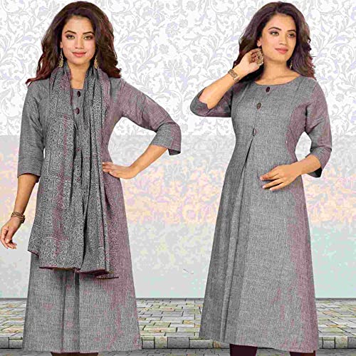 Image of CEE 18 Women's Cotton A-Line Calf Long Maternity Wear