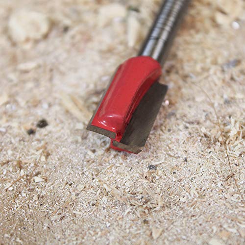 Faithfull FAIRB26 Router Bit TC Two Flute 1/4in 12mm,Red/Silver, 12.0Mm X 19Mm - Image 2